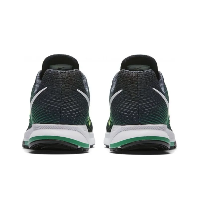Nike Pegasus 33 Running Shoes Men Low-Top Black/Green-4
