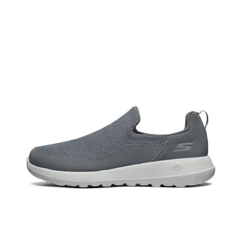 Skechers GO WALK Ma Cushioning Anti Slip And Wear Resistant Low Top Casual Shoes Men's Charcoal Gray