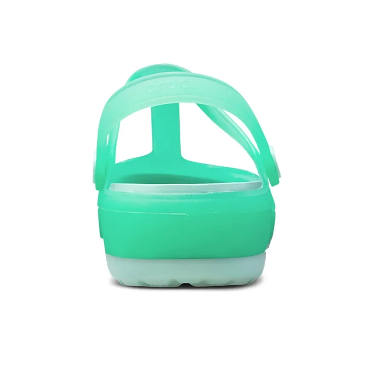 Crocs Karin Clog Beach Green Sandals Women's-3