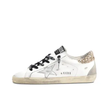 Golden Goose Super Star Low Top Stylish Skateboarding Shoes Women's White