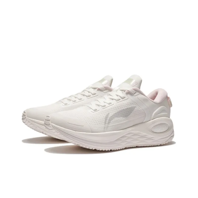 LINING Furious Rider 6.0 Essential Running Shoes Women's Low Top Mist White-2