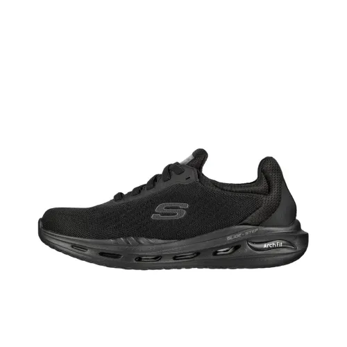 Skechers ARCH FIT ORVAN Running Shoes Men Low-Top Pure Black