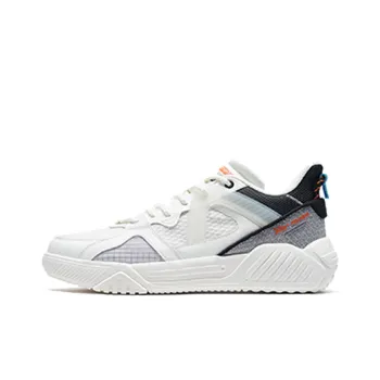 XTEP Dr. Stone 2.0 Cushioning Wear Resistant Low Top Running Shoes Men's White Gray Black
