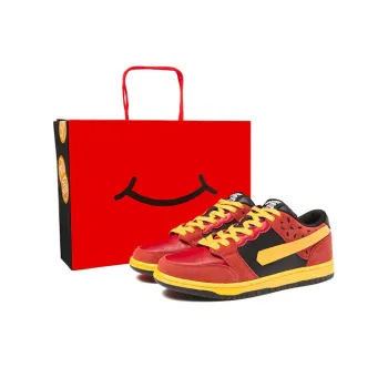 Vandy The Pink Burger Sneakers Stylish Skateboarding Shoes Men's Black Red