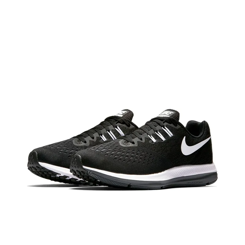 Nike Zoom Winflo Iv 4 Black White Dark Grey Women's-2
