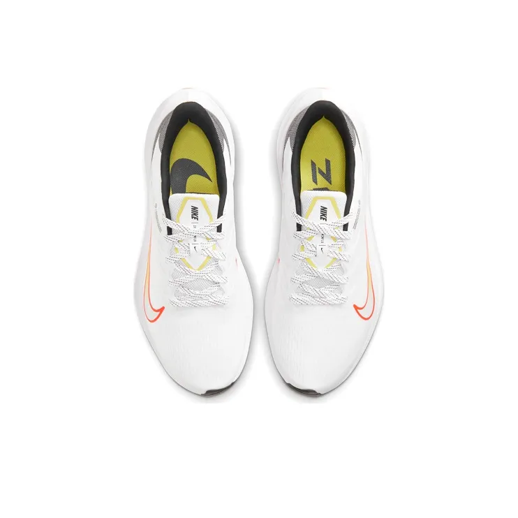 Nike Air Zoom Winflo 7 White Bright Mango Women's-3