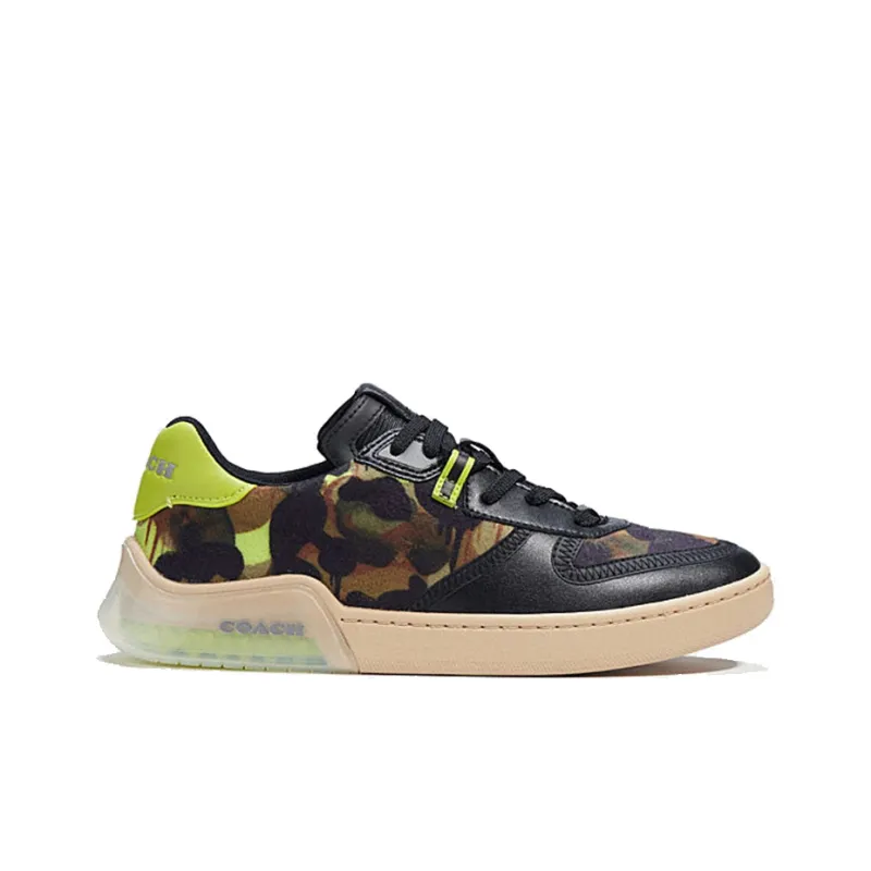 COACH Citysike Stylish Skateboarding Shoes Men's Camouflage-1