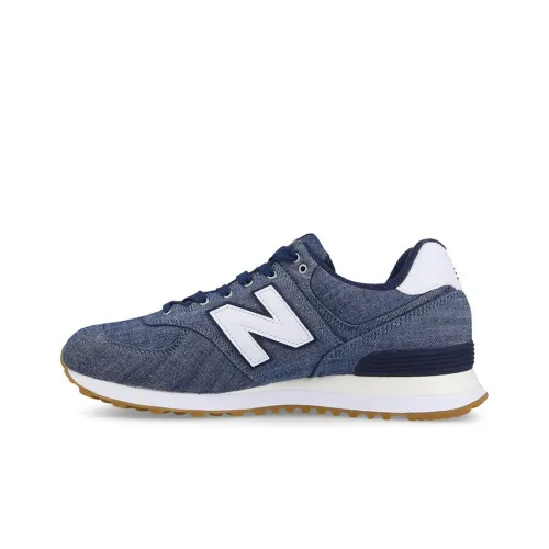 New Balance NB 574 Lightweight And Breathable Low-Top Running Shoes Men's mejor Blue