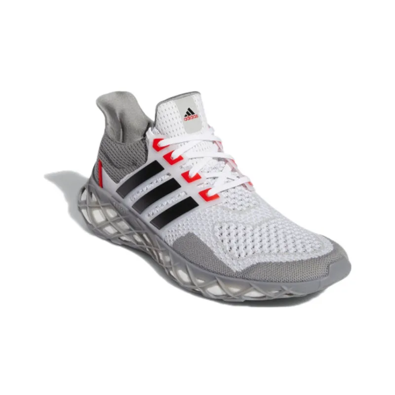 Adidas Ultra Boost Web Dna Grey Vivid Red-2