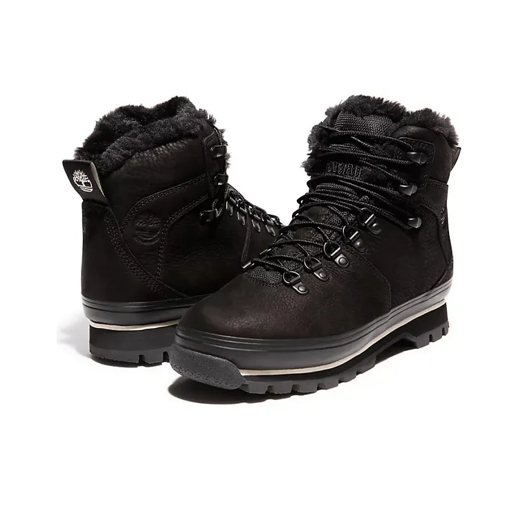 Timberland Cushioning Anti-Slip Wear-Resistant And Supportive Warmth Coverage High-Top Outdoor Shoes Women's Black-1