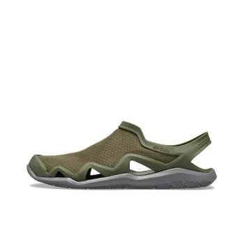 Crocs Swiftwater Mesh Wave Sandals 'Army Green'