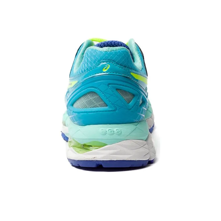 Asics Gel Kayano 22 Ice Blue Flash Yellow Blue Women's-4