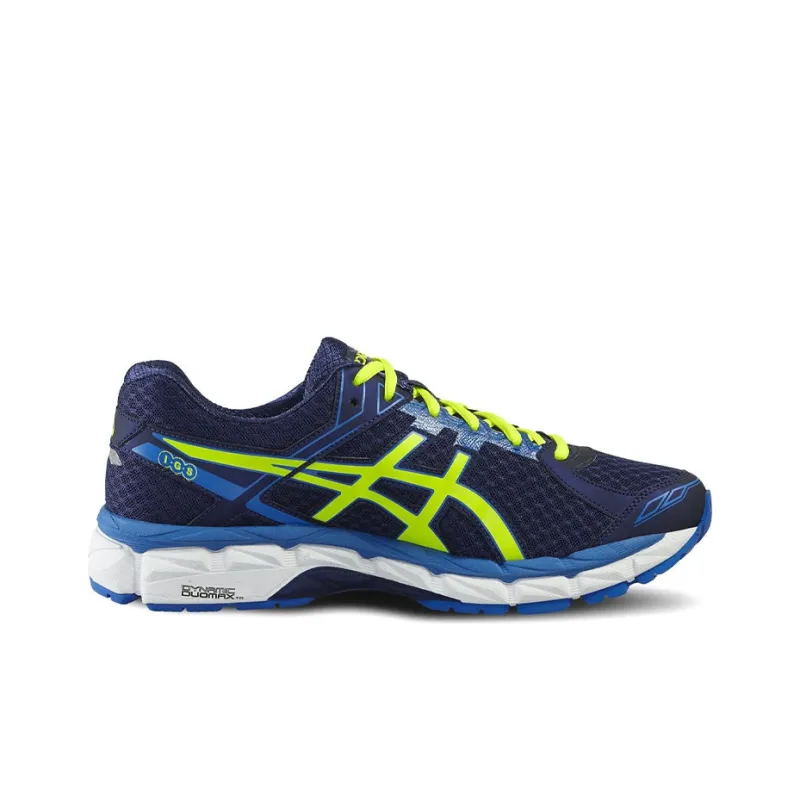 Asics Gel-Surveyor 4 Wear-Resistant Low-Top Running Shoes Men's Blue Yellow-1