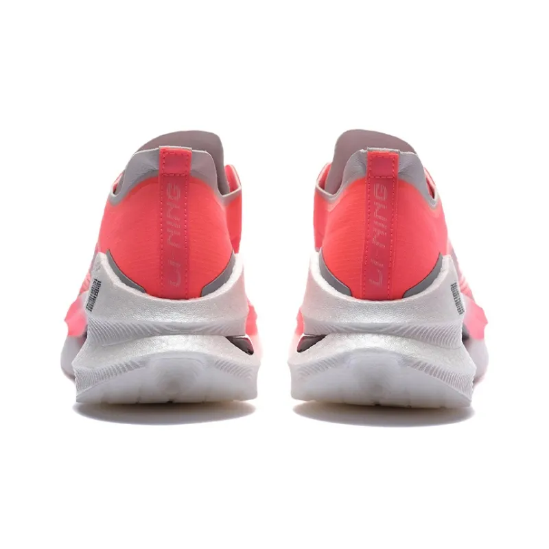 LiNing Jueying 䨻 Breathable Low-Top Running Shoes Women's Fluorescent Fruit Red-4