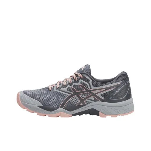 Asics GEL-FujiTrabuco 7 Running Shoes Women's Low-Top Gray/Pink