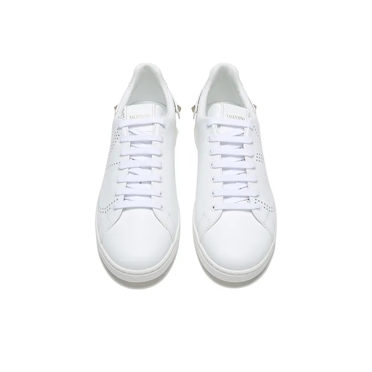 Valentino Backnet Low Top Stylish Skateboarding Shoes Men's White-2