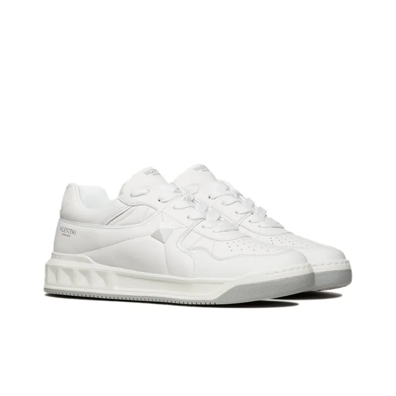 Valentino One Stud Low 'White Grey' 2021-2