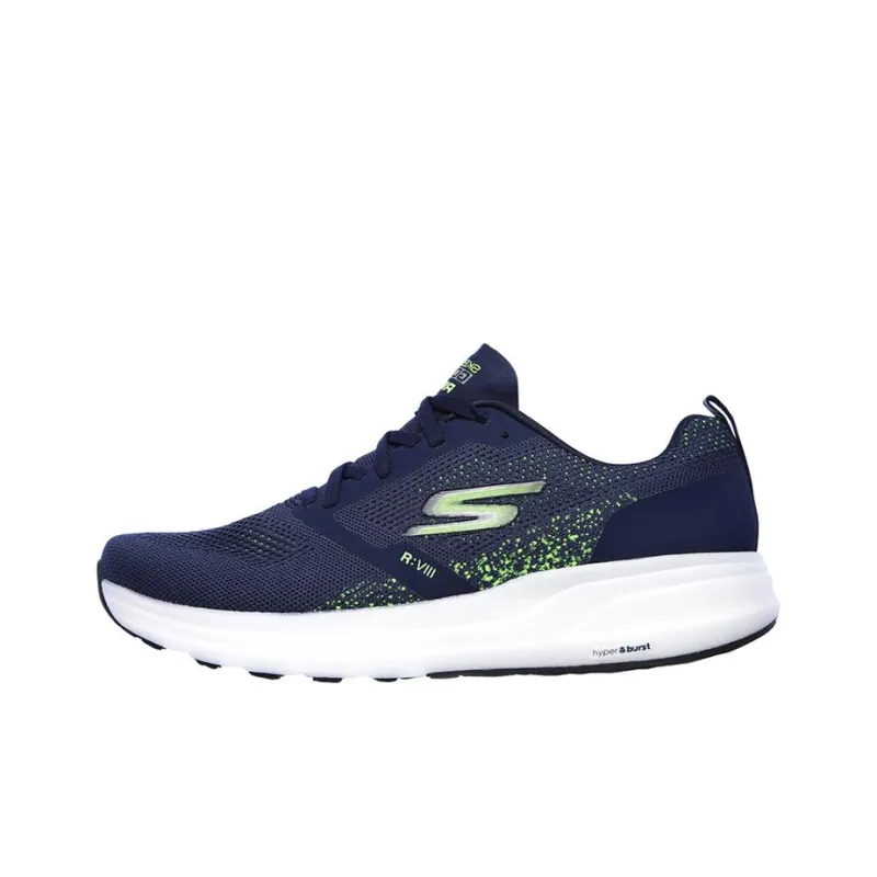 Skechers Go Run Ride 8 Running Shoes Men Low Top Marine Blue/Green-0