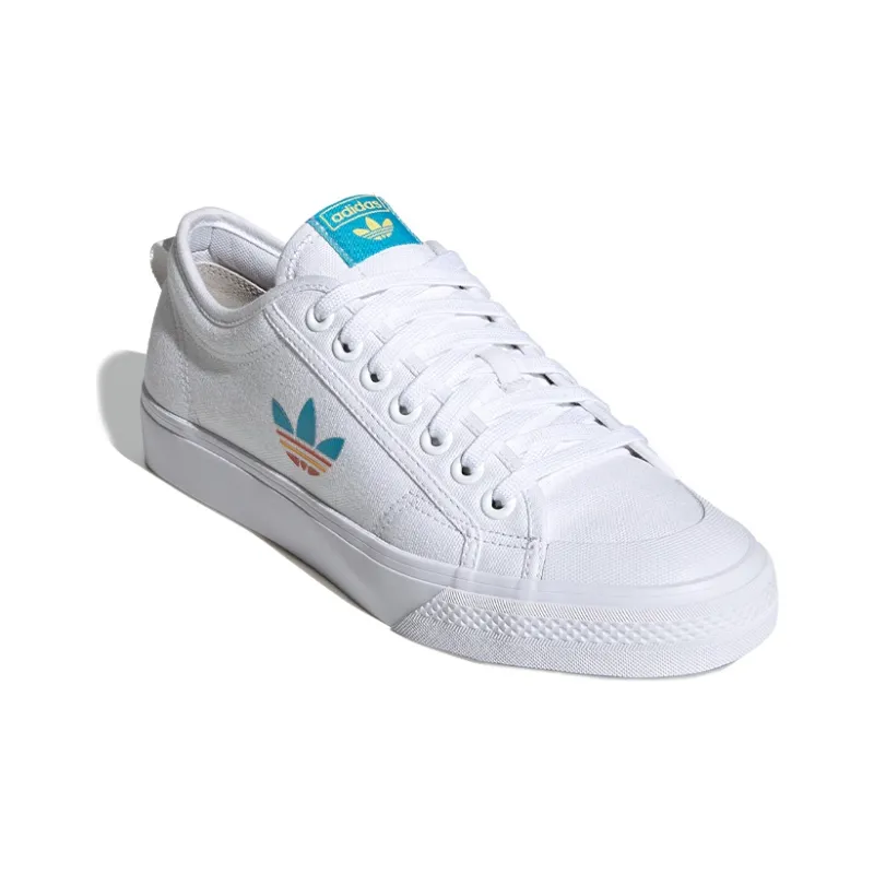 Adidas Originals Nizza Trefoil 'White Blue'-2