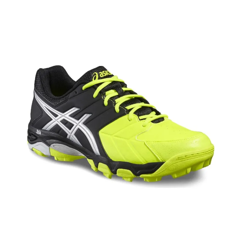 Asics Gel-Blackheath 6 Cushioned Wear-Resistant Slip-Resistant Low-Top Running Shoes Men's Black Yellow-2
