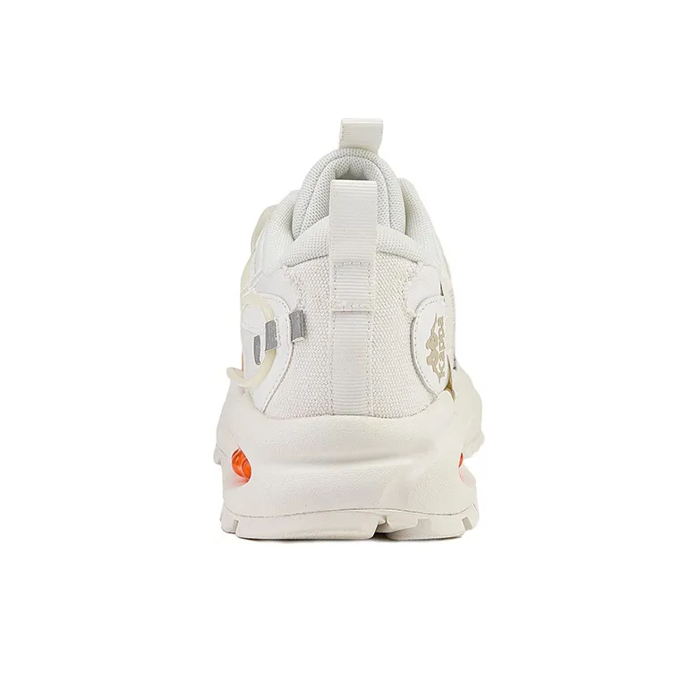Kappa Anti Slip Wear Resistant Low Top Casual Shoes Unisex Korean White-5
