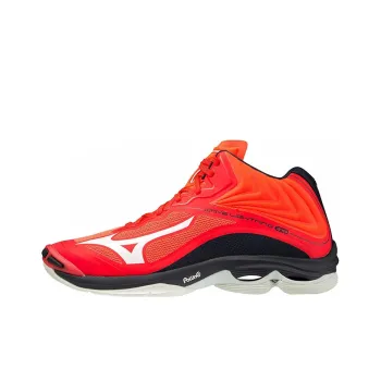 Mizuno Anti-Slip Wear-Resistant Low-Top Running Shoes Unisex Red White Black