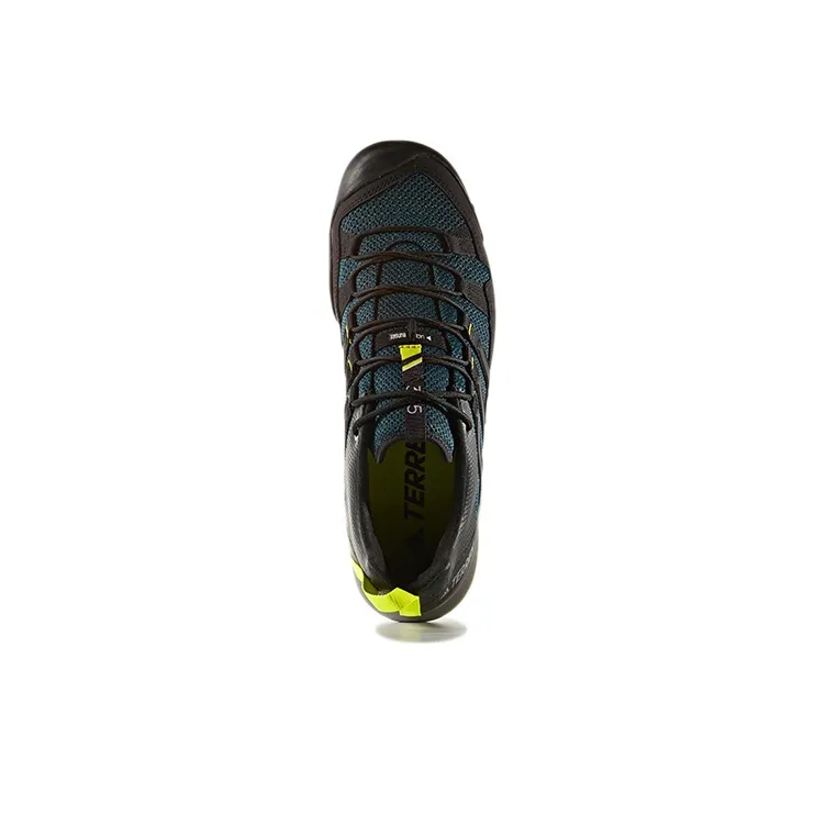 Adidas Terrex Solo Slip-Resistant Low-Top Hiking Shoes Men's Green Black-4