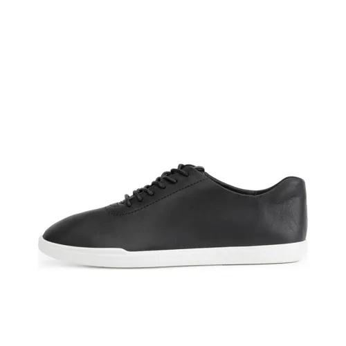 Ecco Skateboard Shoes Women's Low-Top Black