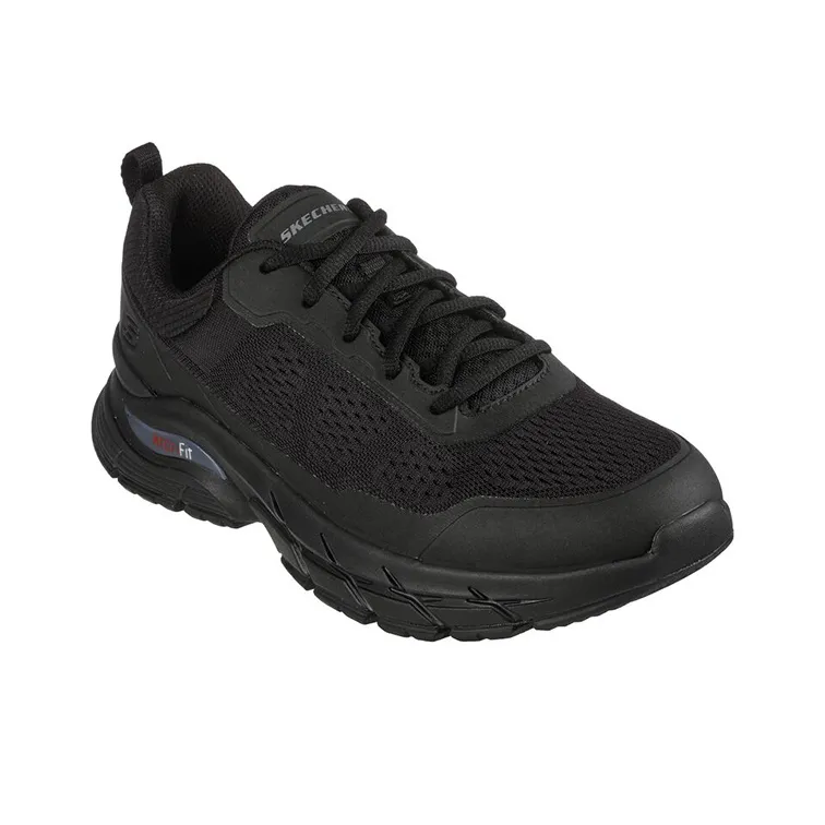 Skechers ARCH FIT BAXTER Abrasion Resistant Breathable Low Top Casual Shoes Men's All Black-1