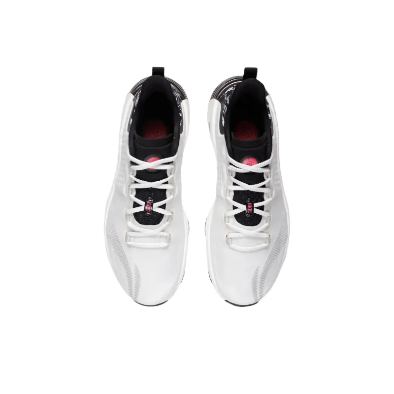 LiNing Wujie 3 Low Top Casual Shoes Men's White Black-3