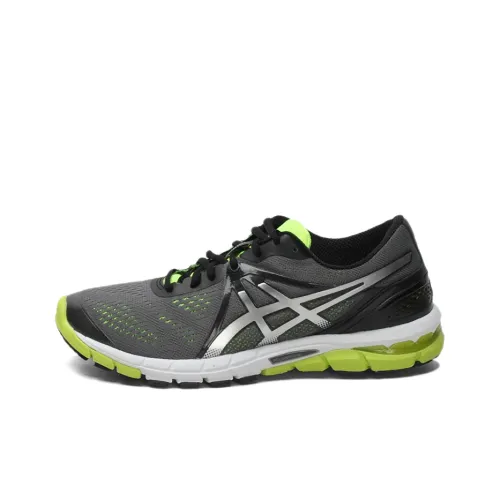 Asics Gel-Excel33 3 Gel-Excel33 3 Breathable Low-Top Running Shoes Men's Gray Neon Green