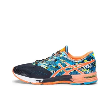 Asics Gel-Noosa Tri 10 Wear-Resistant Low-Top Running Shoes Men's Black Blue Orange Patchwork