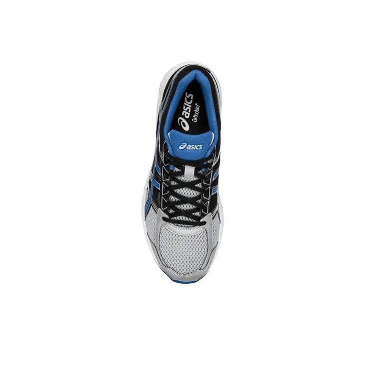 Asics Gel-Contend 4 Slip-Resistant Low-Top Running Shoes Men's Gray White Blue-2