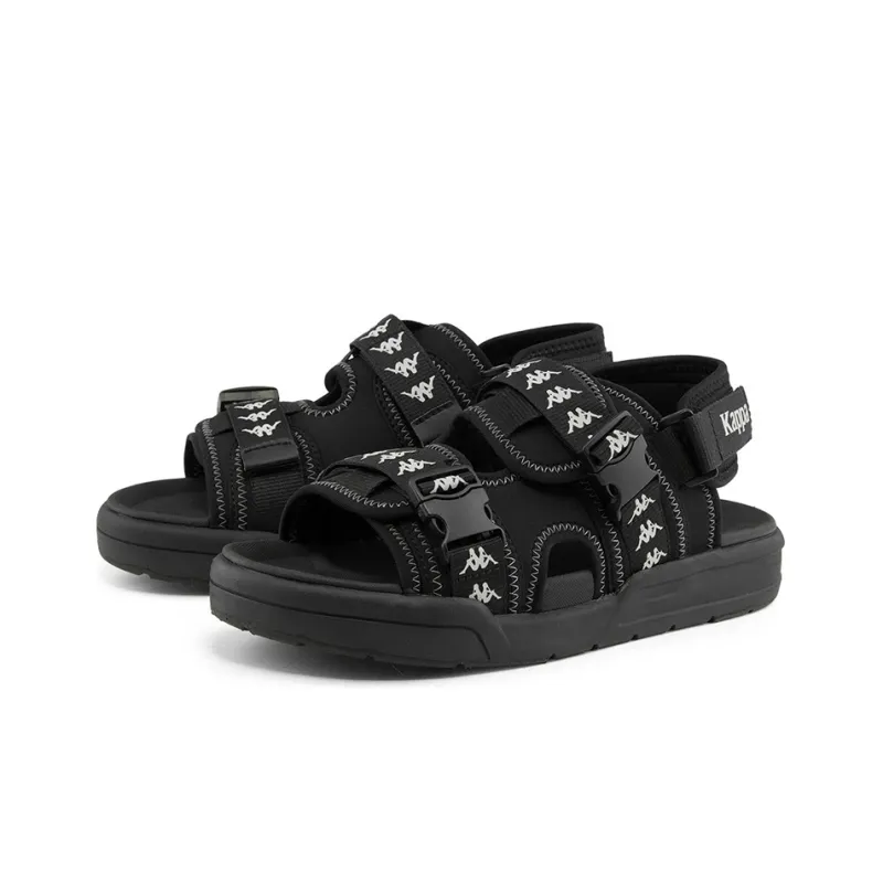 Kappa Beach Sandals Unisex Black-4