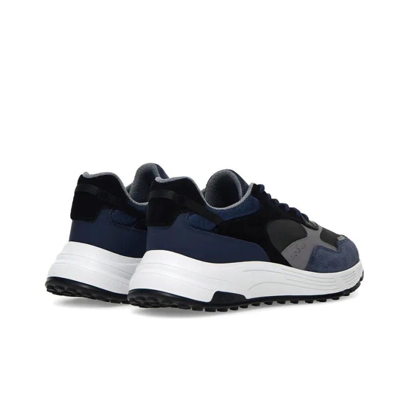 HOGAN Hyperlight Cushioning Anti-Slip And Wear-Resistant Low-Top Casual Shoes Men's Blue-4