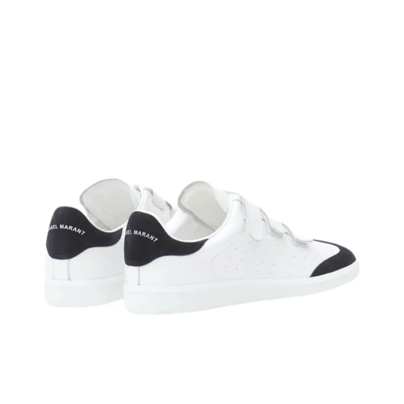 ISABEL MARANT BETH Stylish Skateboarding Shoes Women's White-4