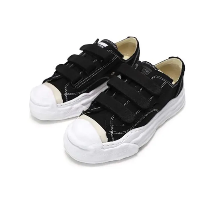 Recognize X Bow Wow X Maison x MIHARA YASUHIRO Low-Top Skateboard Shoes Men's Black-2