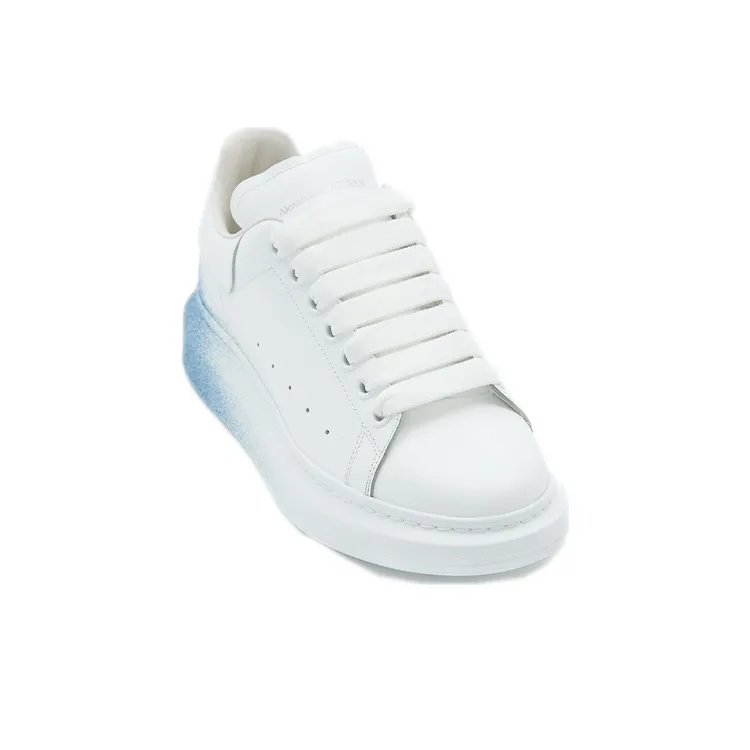 Alexander McQueen Oversized Sneakers 'White Blue' Women's-2