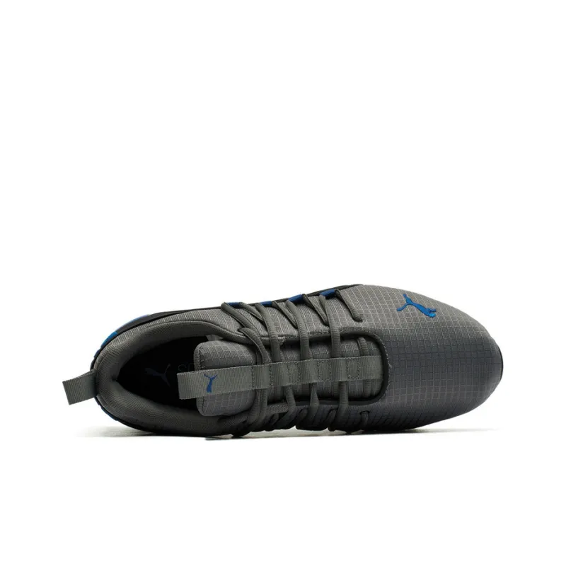 PUMA Axelion Rip Low-Top Running Shoes Men's Gray Black Blue-2