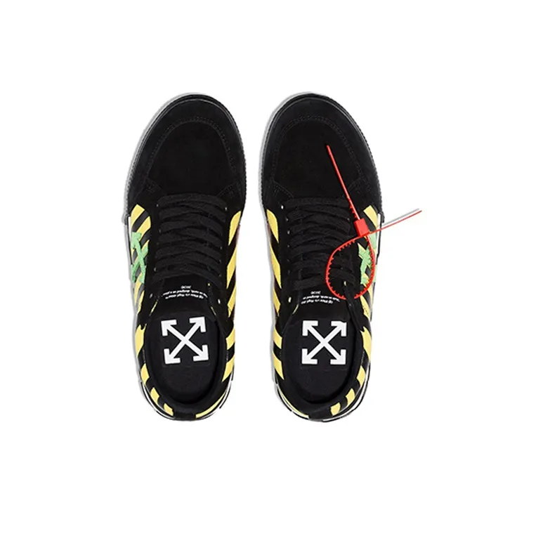 OFF WHITE Vulc Low Black Yellow Green-3