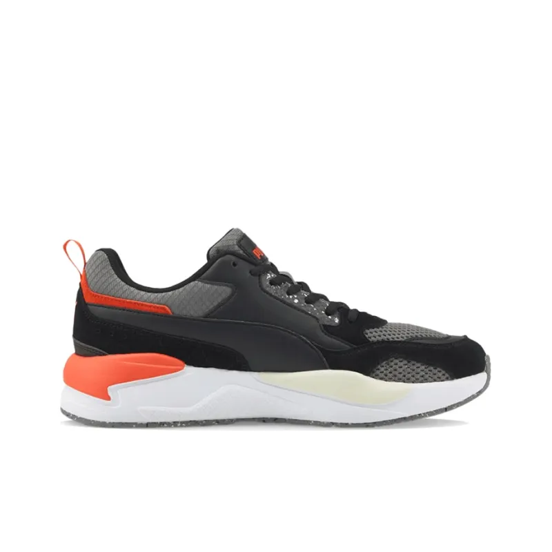 PUMA X RAY Casual Shoes Unisex Low Top Gray/Black/Orange/White-1