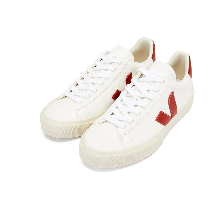 VEJA Campo Lace Up 'White Red'-2