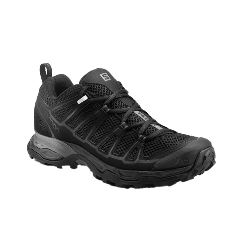 SALOMON X Ultra ADV Anti-Slip And Wear-Resistant Breathable Low-Top Trekking Shoes Unisex Black-1