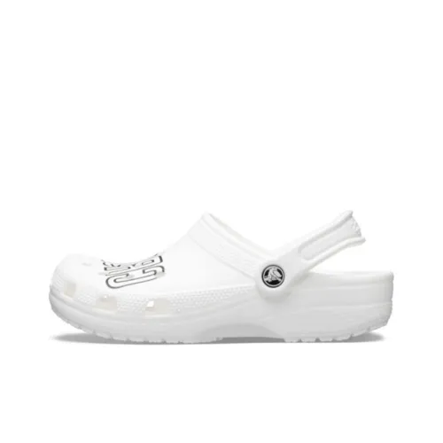 crocs Infradito Classic Clog Logo 'White'