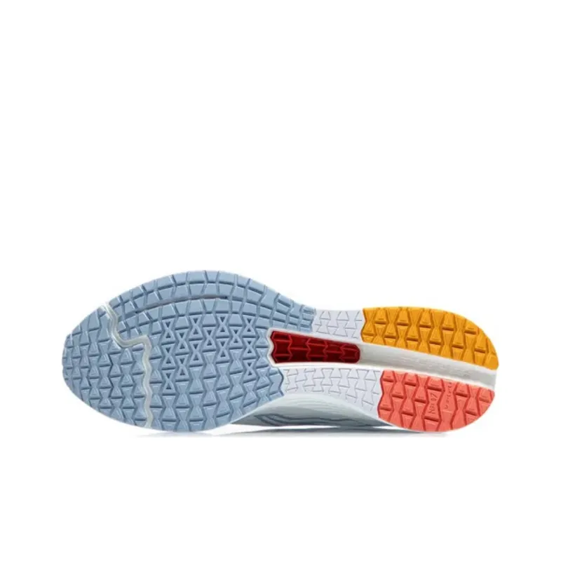 LiNing Red Hare 4 Cushioning Anti Slip Wear Resistant Breathability Low Top Light Foam Running Shoes Men's Aurora Blue-4