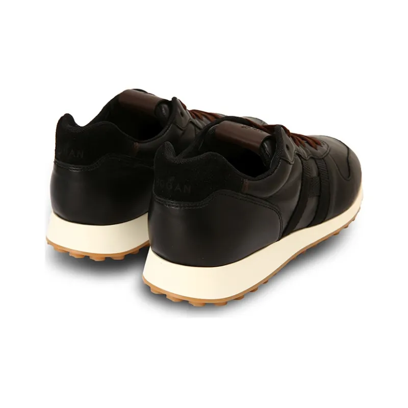 HOGAN NEW RUNNING Low Top Casual Shoes Men's Black-3