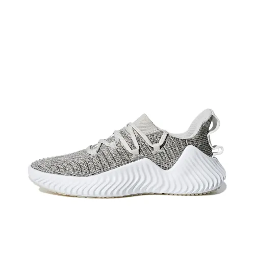 Adidas AlphaBounce Running Shoes Women's Low-Top Gray