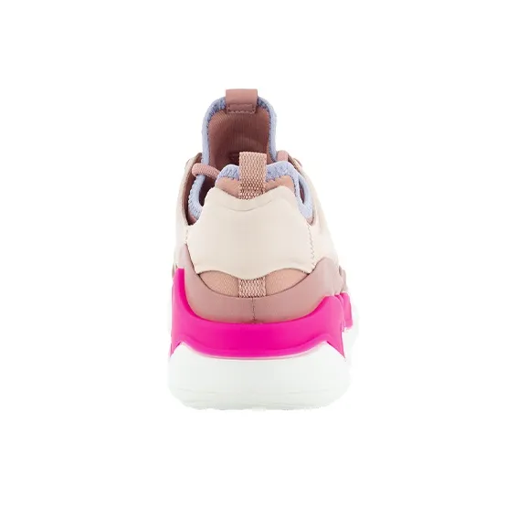Ecco Elo Abrasion Resistant Low Top Running Shoes Women's Rubber Pink Comfortable-3