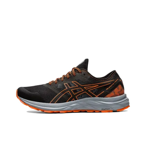Asics Gel-Excite patent Running great shoes Men Low-Top Graphite Gray/Orange