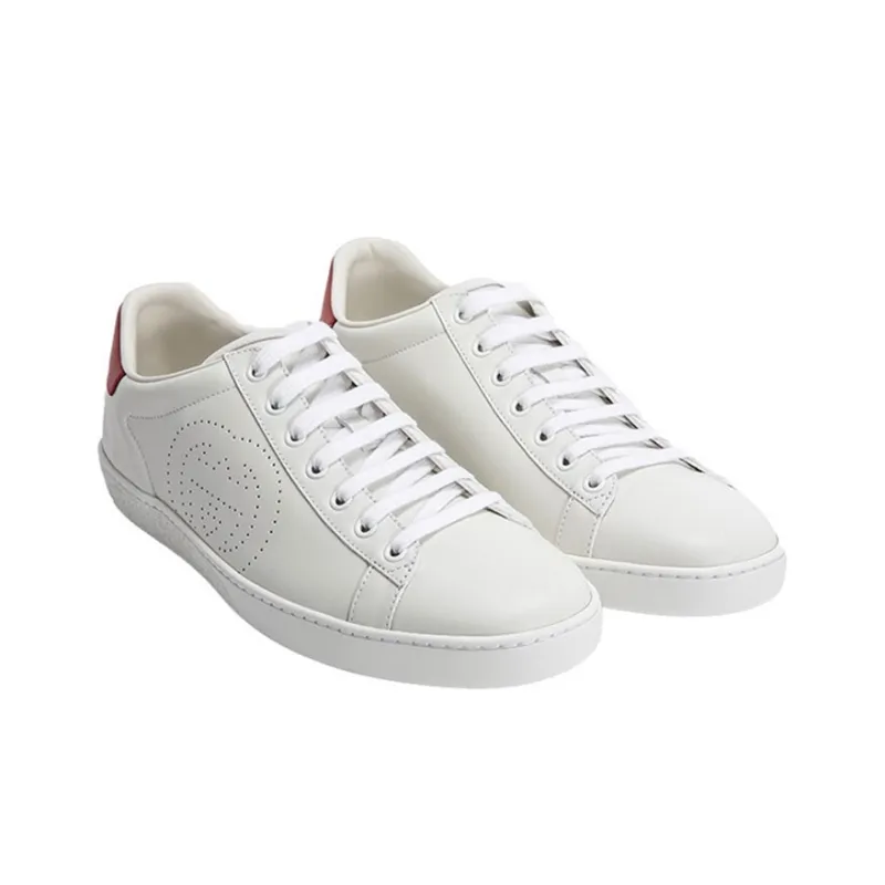 GUCCI Women's Ace 'Interlocking G White Red' Women's-1